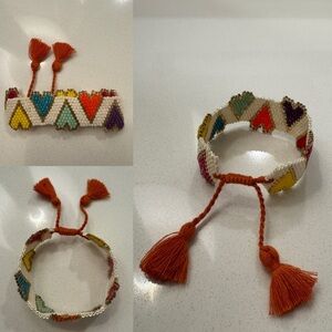 Beaded Heart Bracelet
